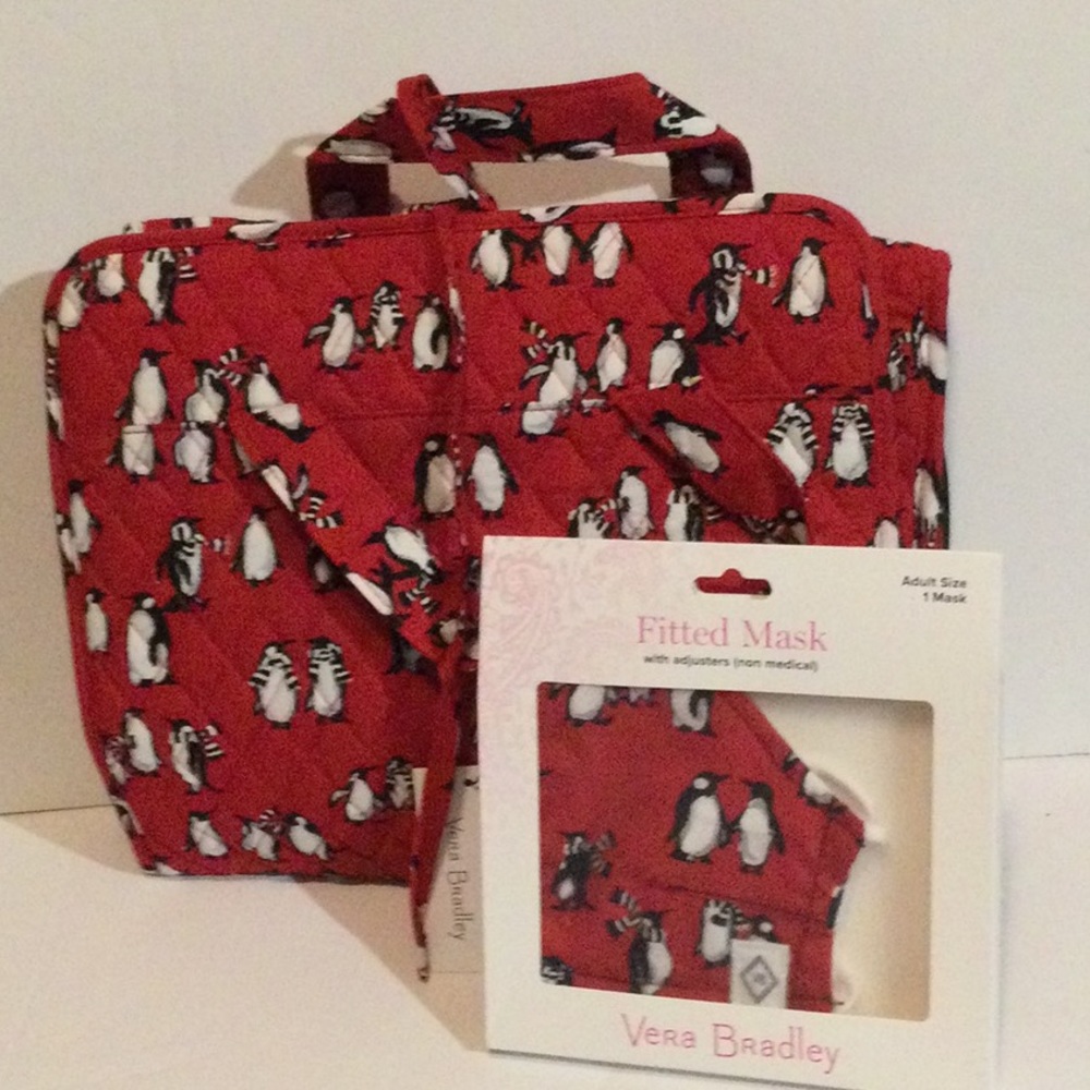 Vera Bradley hanging organizer & fitted mask